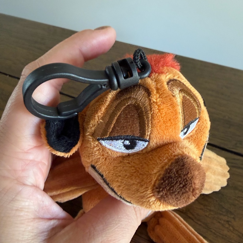 Scentsy Buddy Disney The Lion King Timon Circle Of Life Clip Scented Plush - Picture 8 of 11